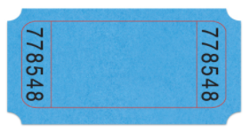 Roll Tickets: Case of 40 Single Rolls, Blue, 2,000 Individually Numbered Tickets main image